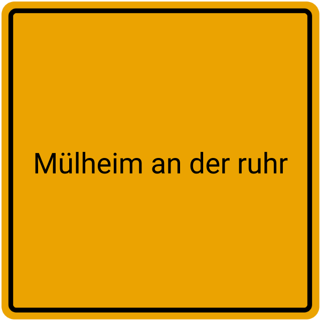 Meldebestätigung Mülheim an der Ruhr